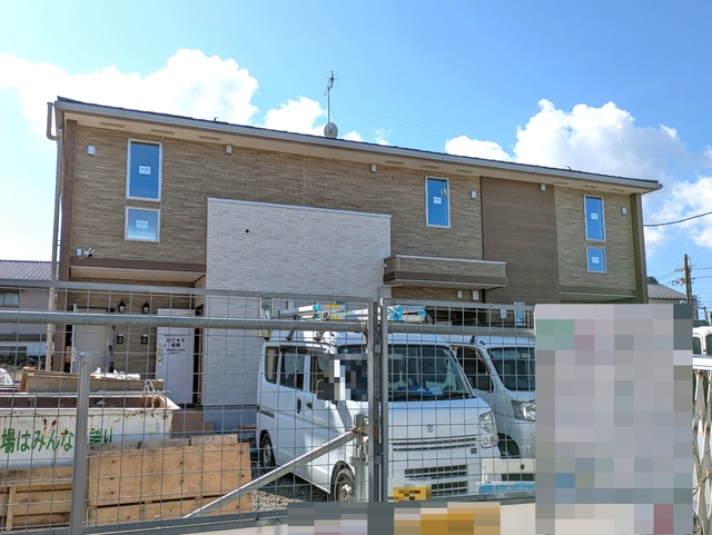 建物外観　建築中