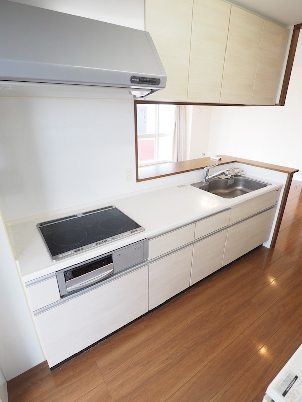 キッチン　ディスポーザー付きのキッチンです