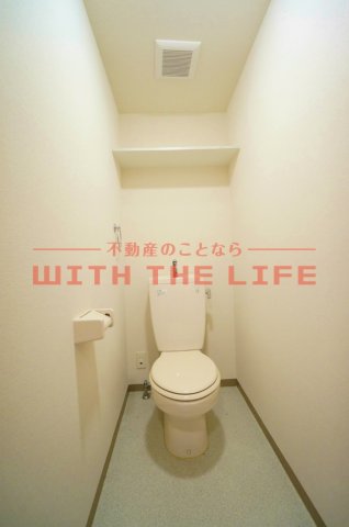 トイレ　ゆったりとした空間のトイレです