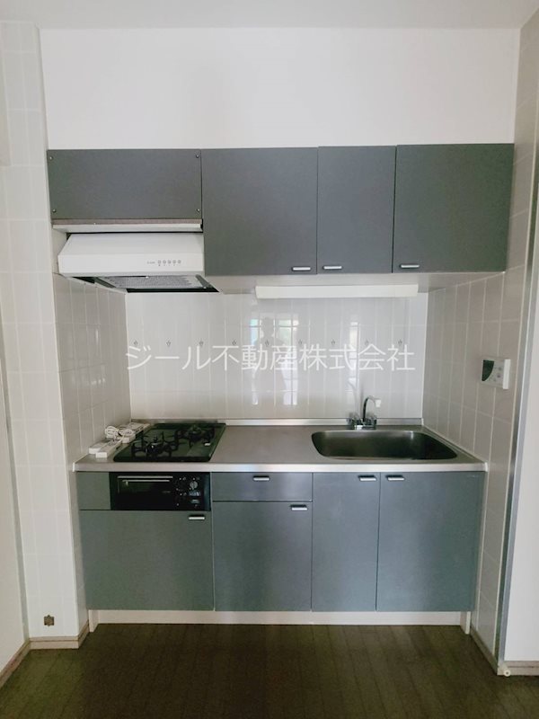 キッチン　2口コンロ付きのキッチン