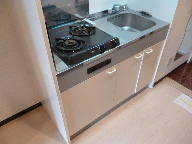 キッチン　2口コンロ付キッチンです。