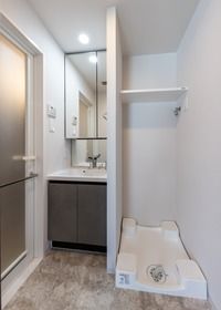 洗面設備　別タイプ部屋　参考写真です