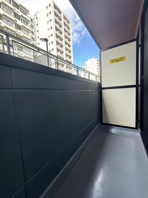 バルコニー　広々としたバルコニーです