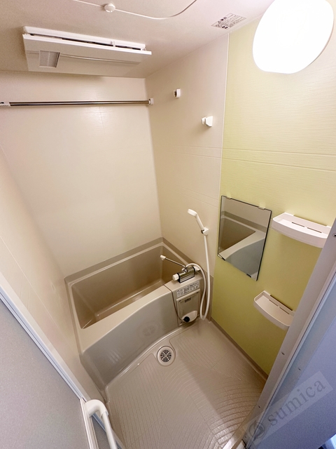 バス・シャワールーム　アクセントパネルがお洒落です＾＾