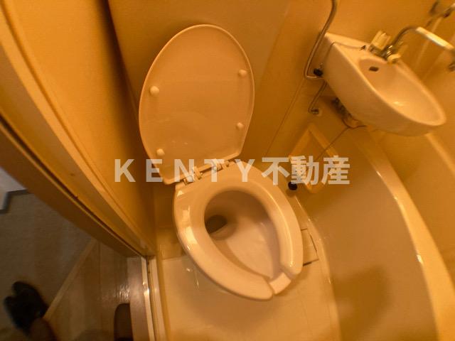 トイレ　ゆったりとした空間のトイレです