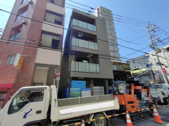 建物外観　建設中