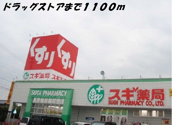 ドラックストア　スギ薬局（ドラッグストア）まで1100m