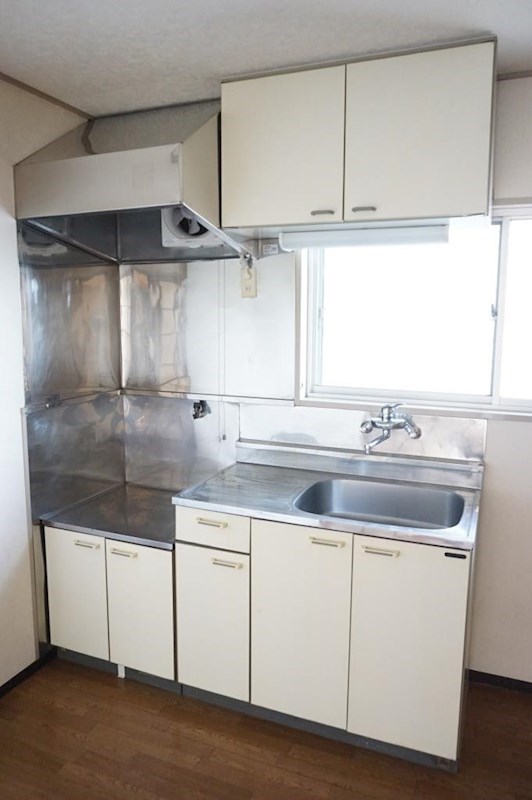 キッチン　ガスコンロ設置可能でお料理ラクラク