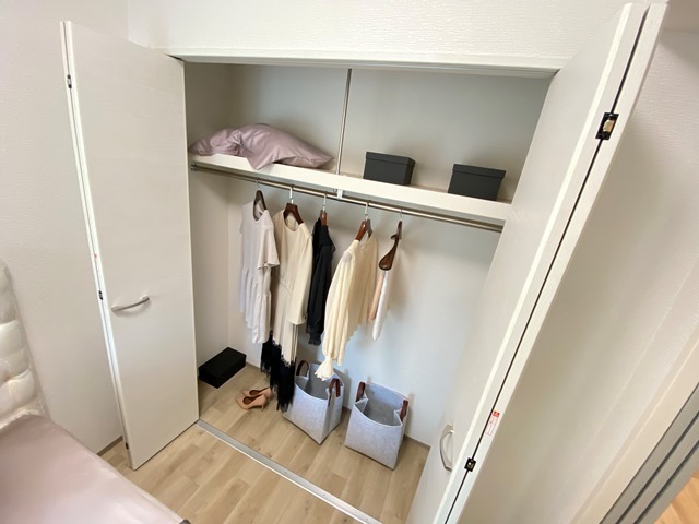 収納　モデルルームの写真です