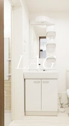 洗面設備　洗面台です。