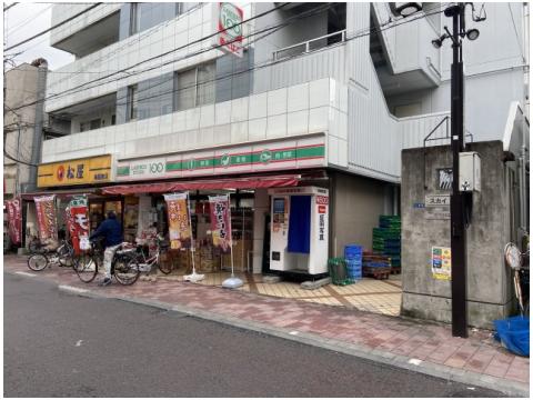 コンビニ　ローソンストア100 LS梅屋敷店（コンビニ）まで249m