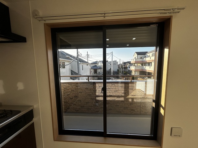 セキュリティ　2Fも防犯シャッター付きの設計です。