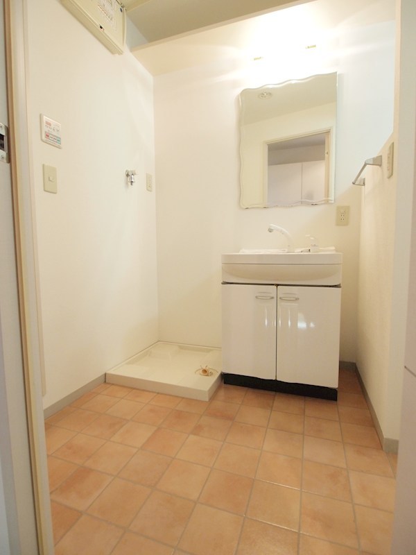 洗面設備　脱衣所付です。