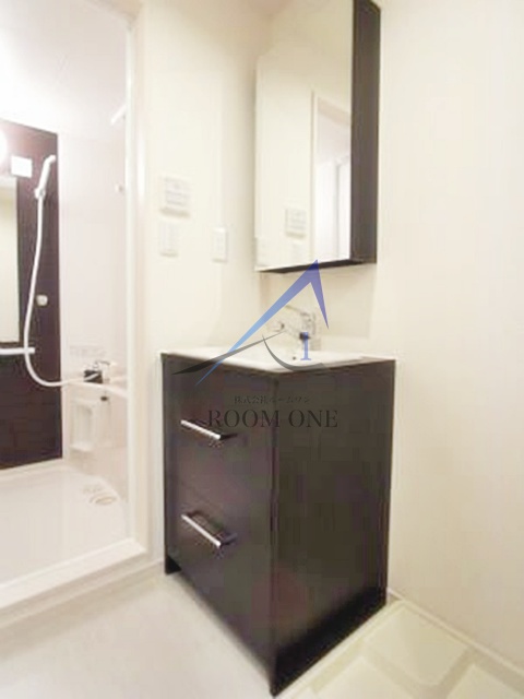 洗面設備　洗面台です。