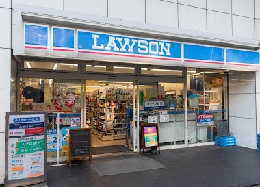 コンビニ　ローソン金杉橋店（コンビニ）まで214m
