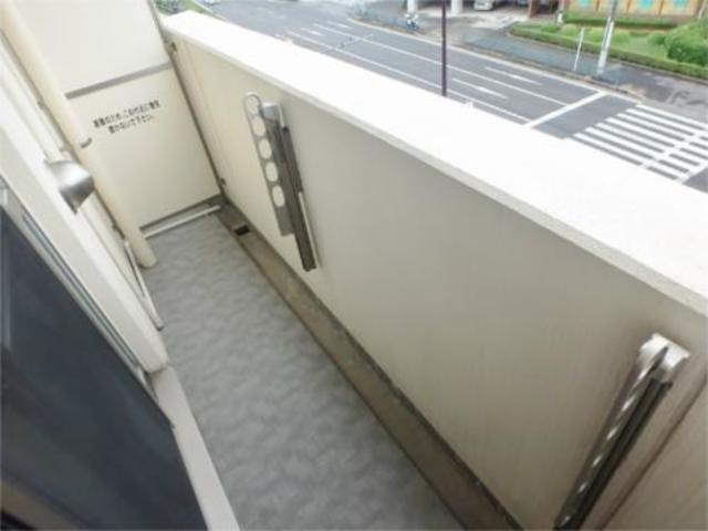 バルコニー　お洗濯もバッチリです