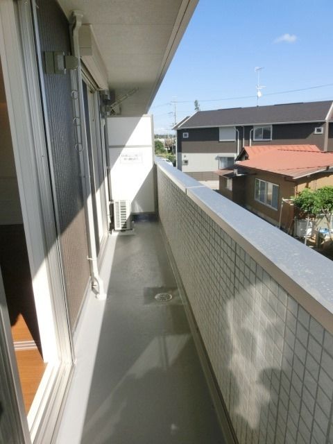 バルコニー　3階からの眺望