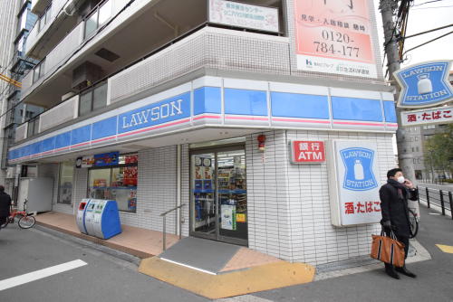 コンビニ　ローソン 大阪厚生年金会館前（コンビニ）まで78m