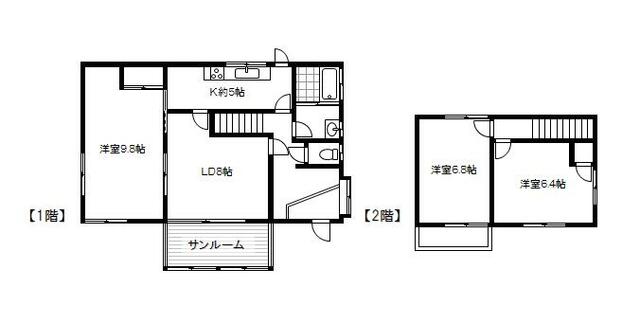 その他　間取図　３ＬＤＫタイプ（全室洋室）