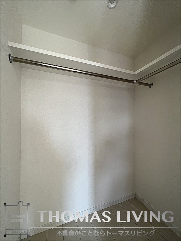 収納　大容量のウォークインクローゼット