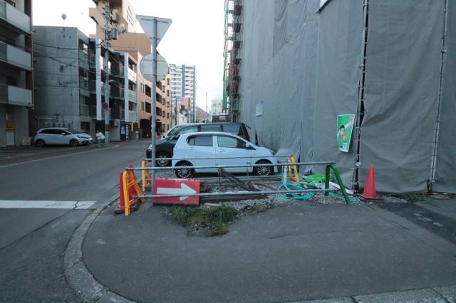 駐車場　建築時の画像です♪