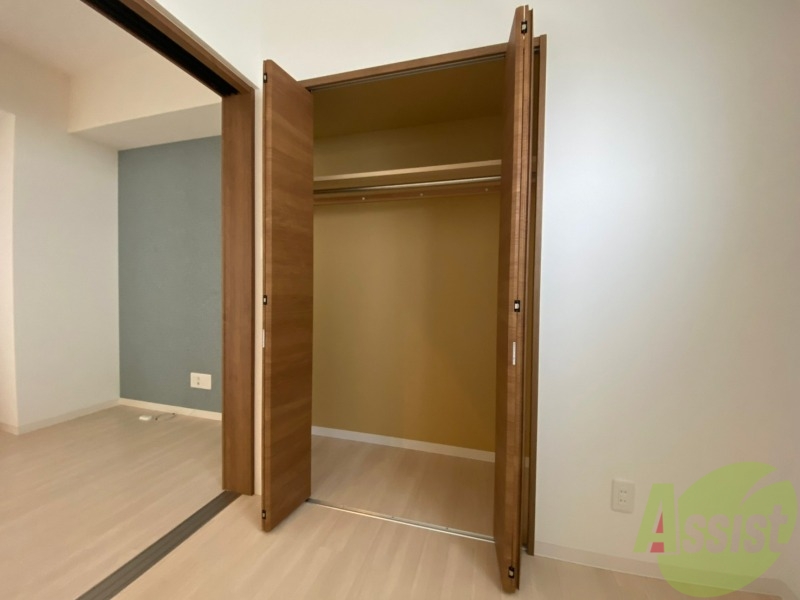 収納　収納です。寝室もすっきり片付きますよ～！