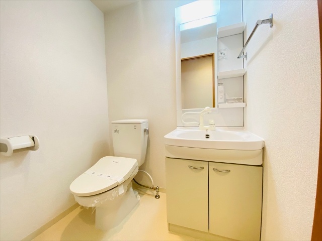 洗面設備　同一建物内の別部屋の内装写真になります。（　１００９号室）