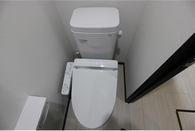トイレ　ゆったりとした空間のトイレです
