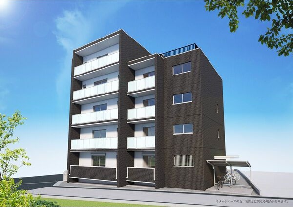 建物外観　外観パース　2026年6月完成予定物件です◎