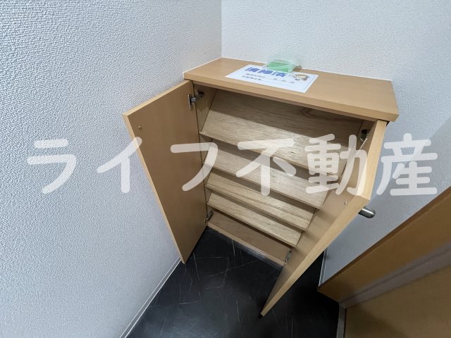 収納　たっぷりとした収納スペースです
