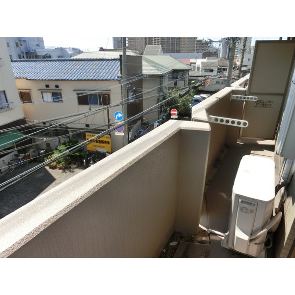 バルコニー　日当たりばっちり