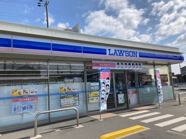 コンビニ　ローソン 一宮猿海道店（コンビニ）まで501m