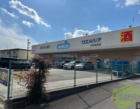 ドラックストア　ウエルシア川西加茂店（ドラッグストア）まで657m