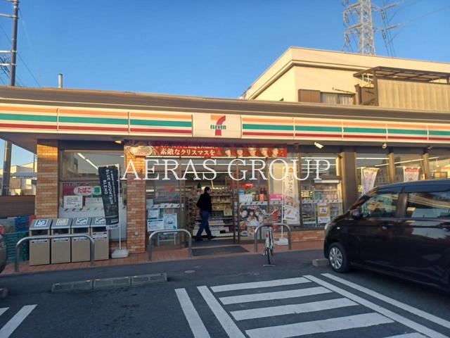 コンビニ　セブン-イレブン 草加花栗北店（コンビニ）まで408m