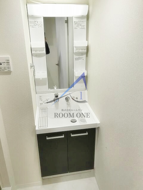洗面設備　洗面台です。
