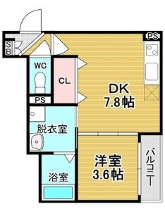 地下鉄谷町線 喜連瓜破駅 徒歩10分 3階建 築1年の間取り写真