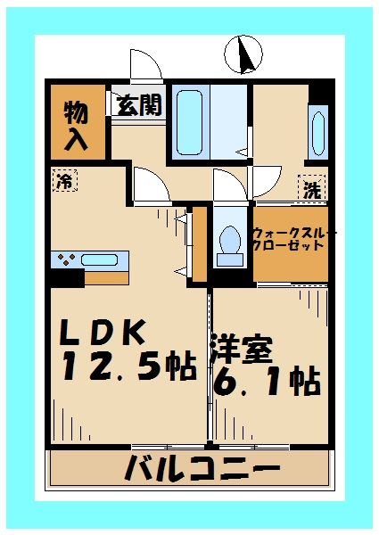 リトスブレアルの間取り写真