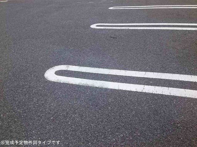 駐車場　駐車場に車を止められます