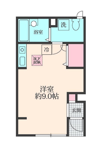 東京メトロ千代田線 北千住駅 徒歩4分 3階建 築18年の間取り写真