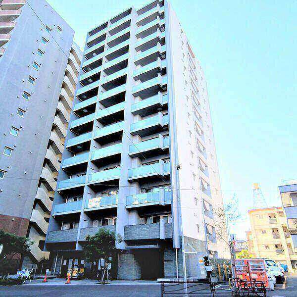 建物外観　外観タイル張りです