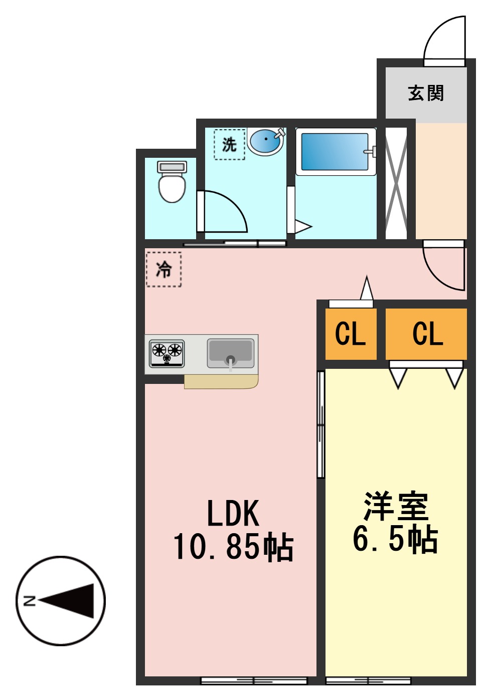 都営新宿線 篠崎駅 徒歩23分 2階建 築13年の間取り写真