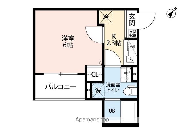 地下鉄今里筋線 新森古市駅 徒歩6分 3階建 築5年の間取り写真
