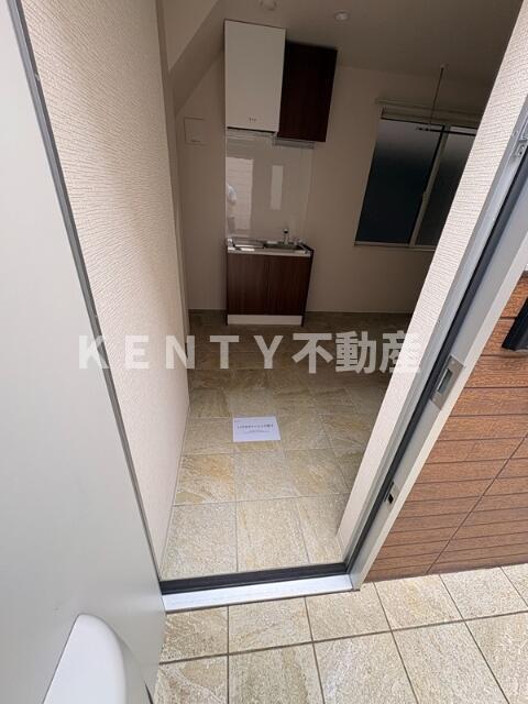 玄関　明るい玄関です