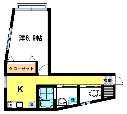 ハイムSKの間取り写真