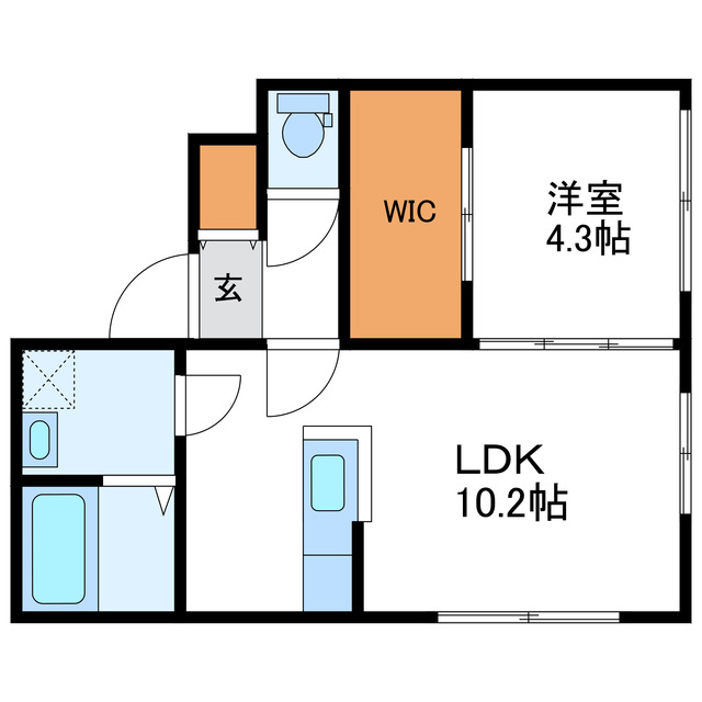 L/R N18の間取り写真