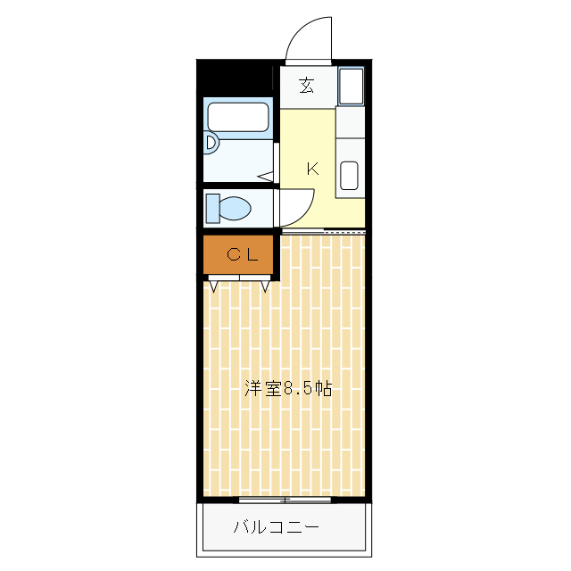 シベルニー磐田Aの間取り写真