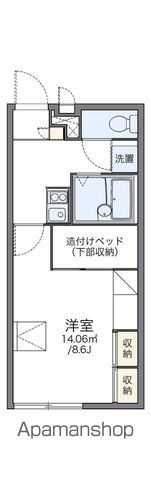 レオパレスフォーサイト 松山の間取り写真
