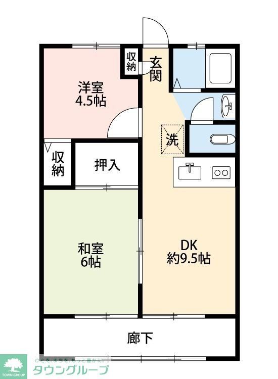 ハイツコシムラの間取り写真