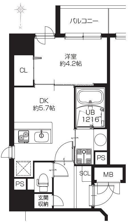 GAUDIの間取り写真