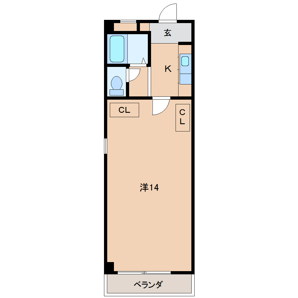 RISE COURT BWの間取り写真